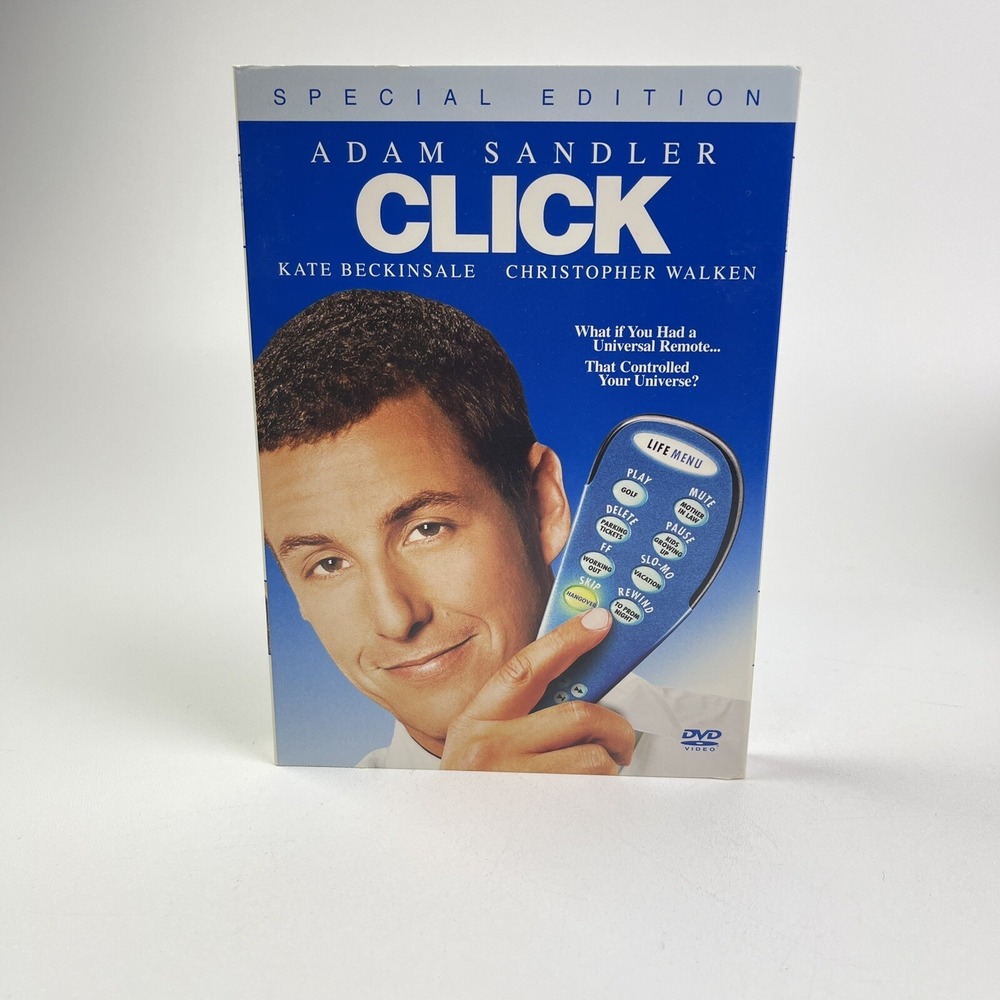 Click DVD Excellent Condition 2006 Adam Sandler Chris Walken Kate Beckinsale